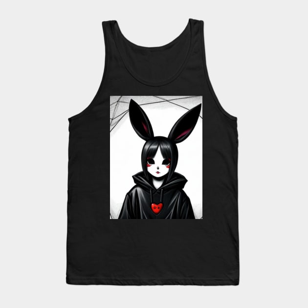 Bunny anime girl Tank Top by Skandynavia Cora